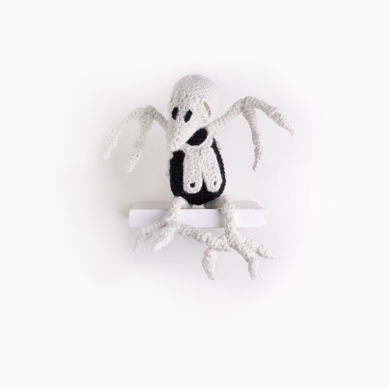 poe the raven skeleton